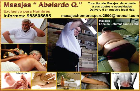 exclusive massage for mature men chubby fat bears Masajes exclsuivos para hombres  contextura gruesa gorditos , maduros